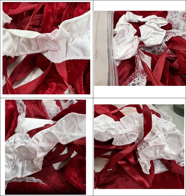 今夜情趣-【特】緋色聖誕深V睡衣ZY6134