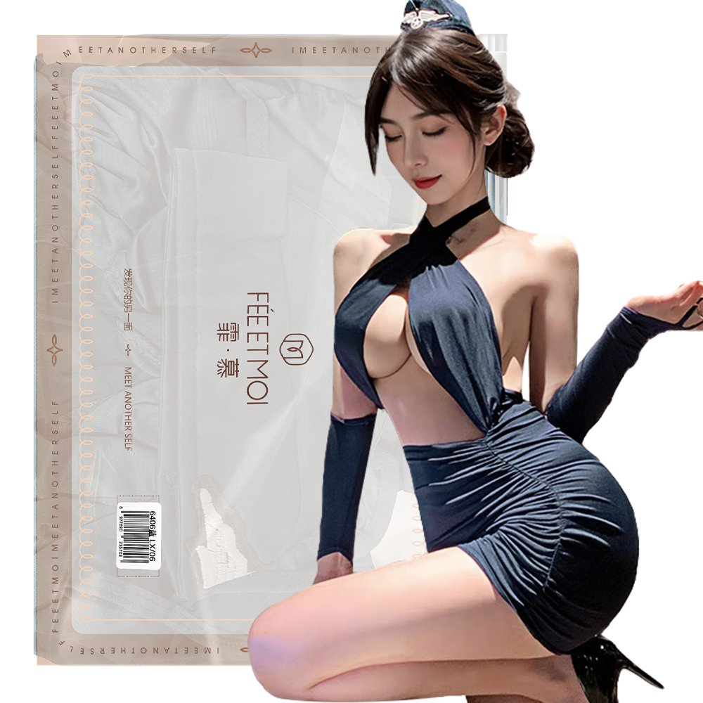今夜情趣-雲端誘惑燃情空姐服-6406