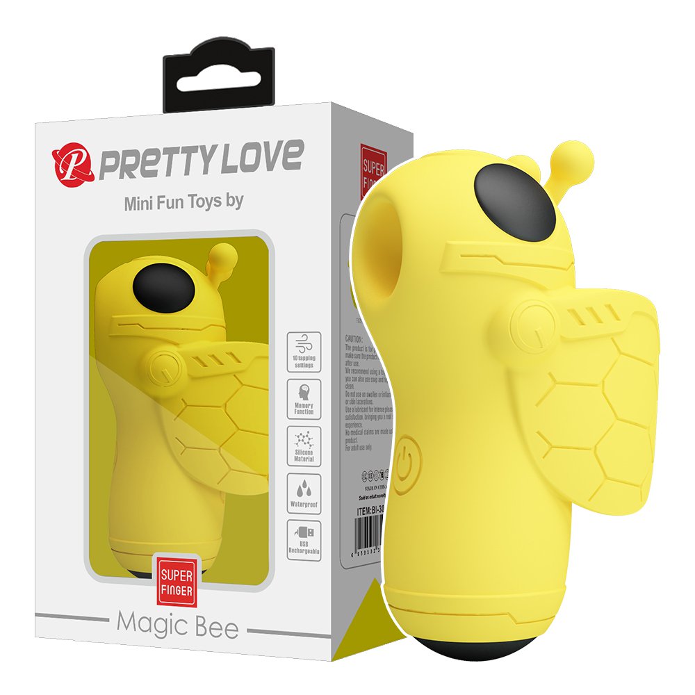 今夜情趣-魔力小蜜蜂10頻吸吮手指套