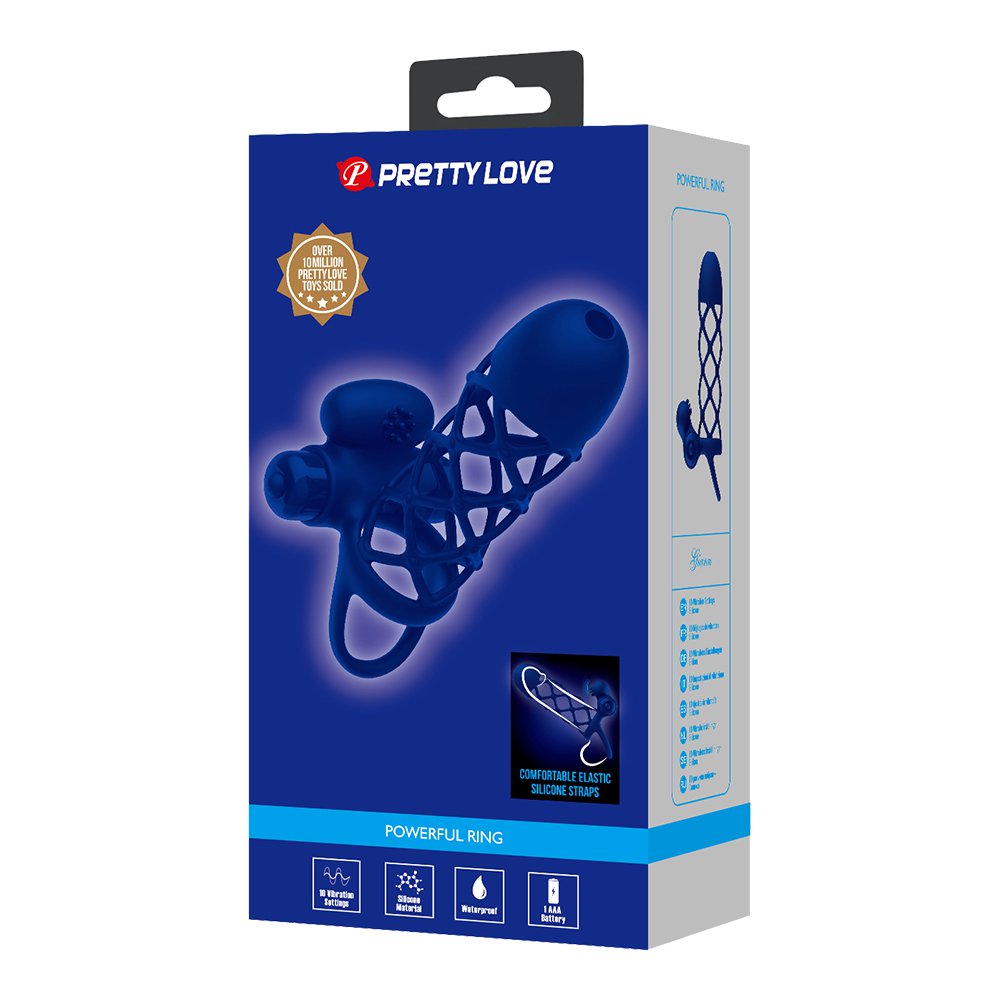 今夜情趣-吉安10頻美感鏤空震動加長套