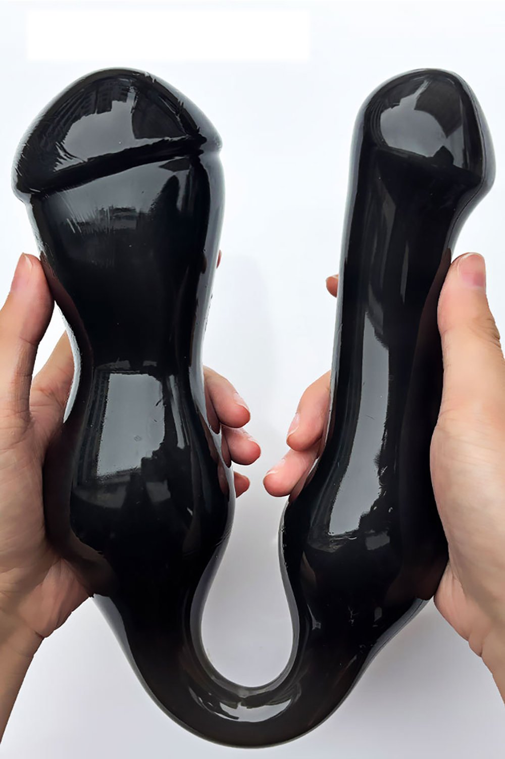 今夜情趣-MAX極悅雙頭超大肛塞-透明黑