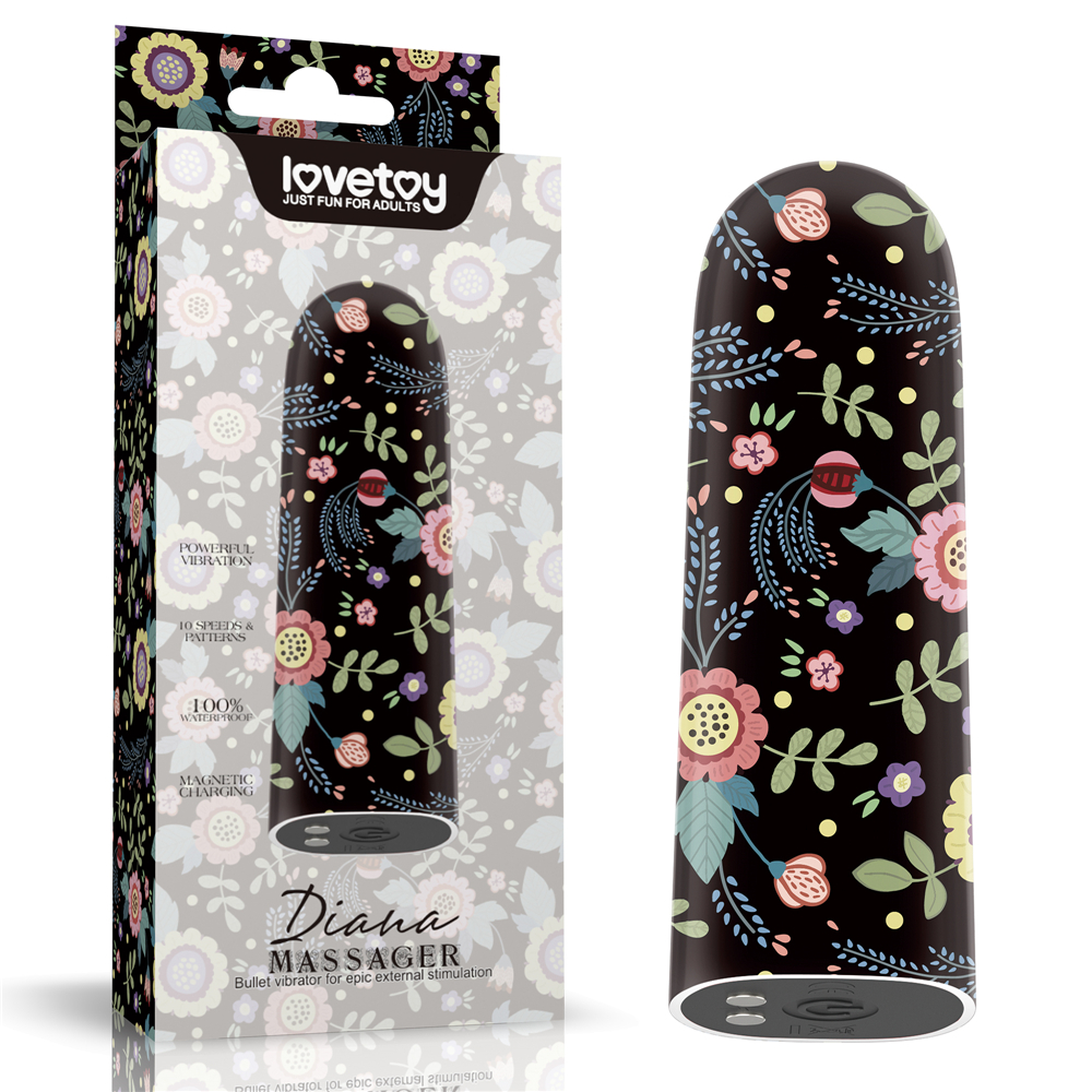 LOVETOY - Diana花草10頻震動跳蛋 (單入)-1入