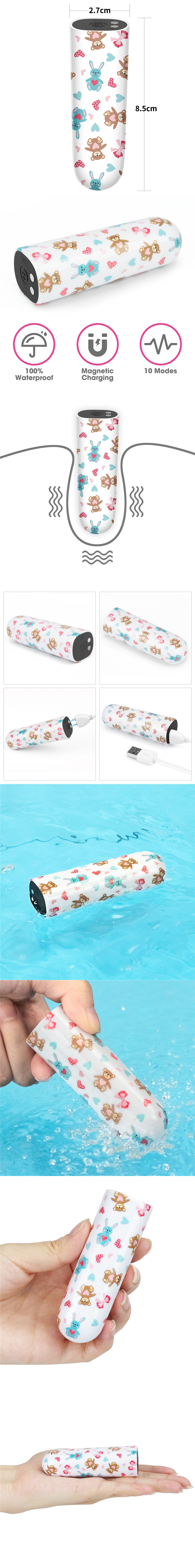 LOVETOY - 可愛小熊10頻震動跳蛋 (單入)-1入