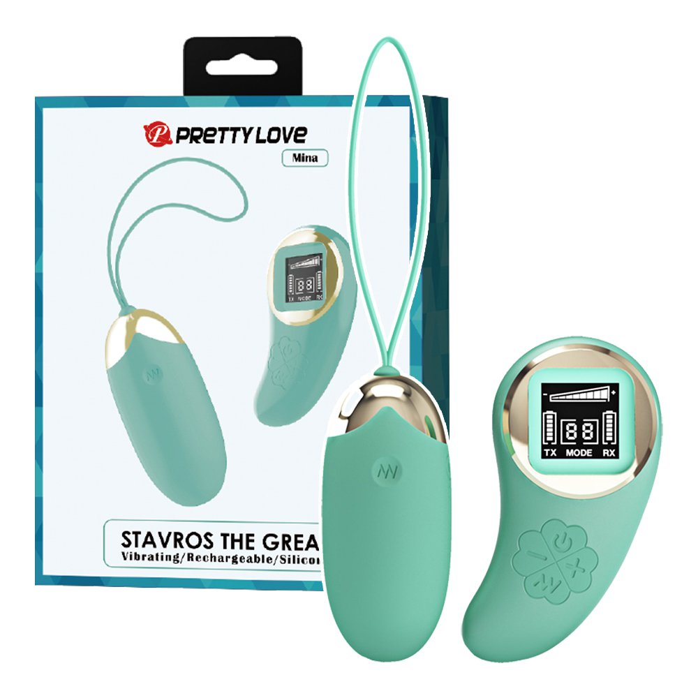 今夜情趣-米納慾望10x9頻液晶遙控蛋-綠