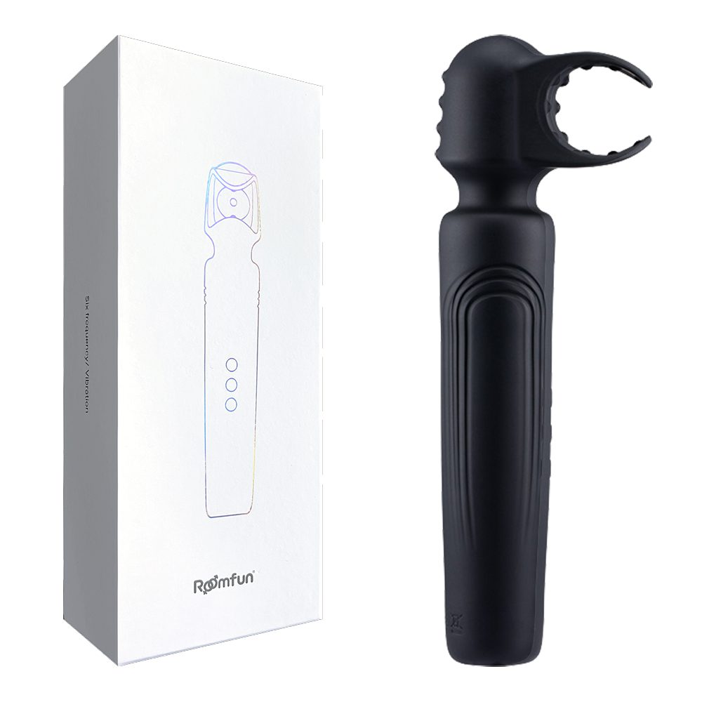 今夜情趣-龜頭強制高潮6頻震動棒二代-黑