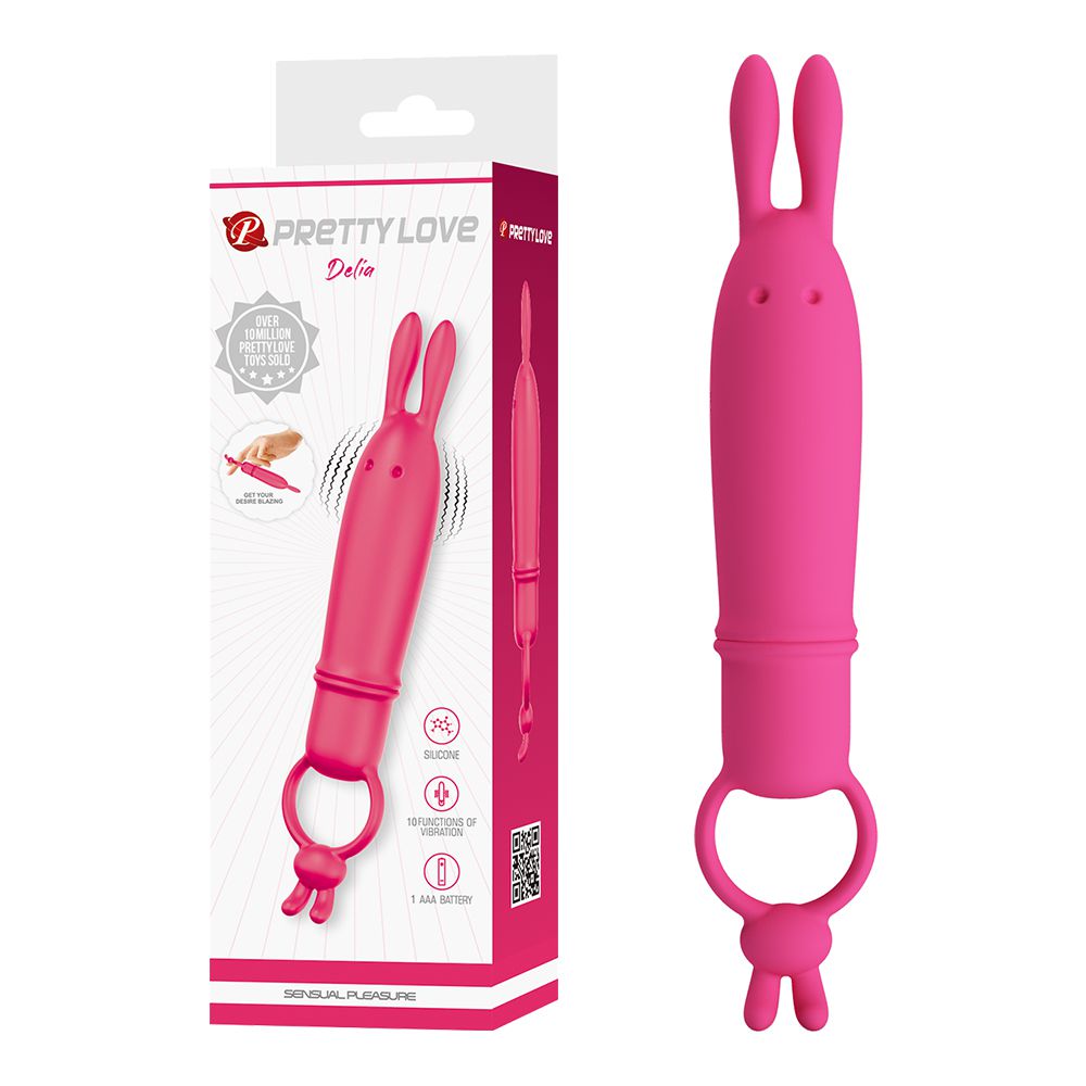 今夜情趣-德麗亞可愛兔耳10頻震動小棒