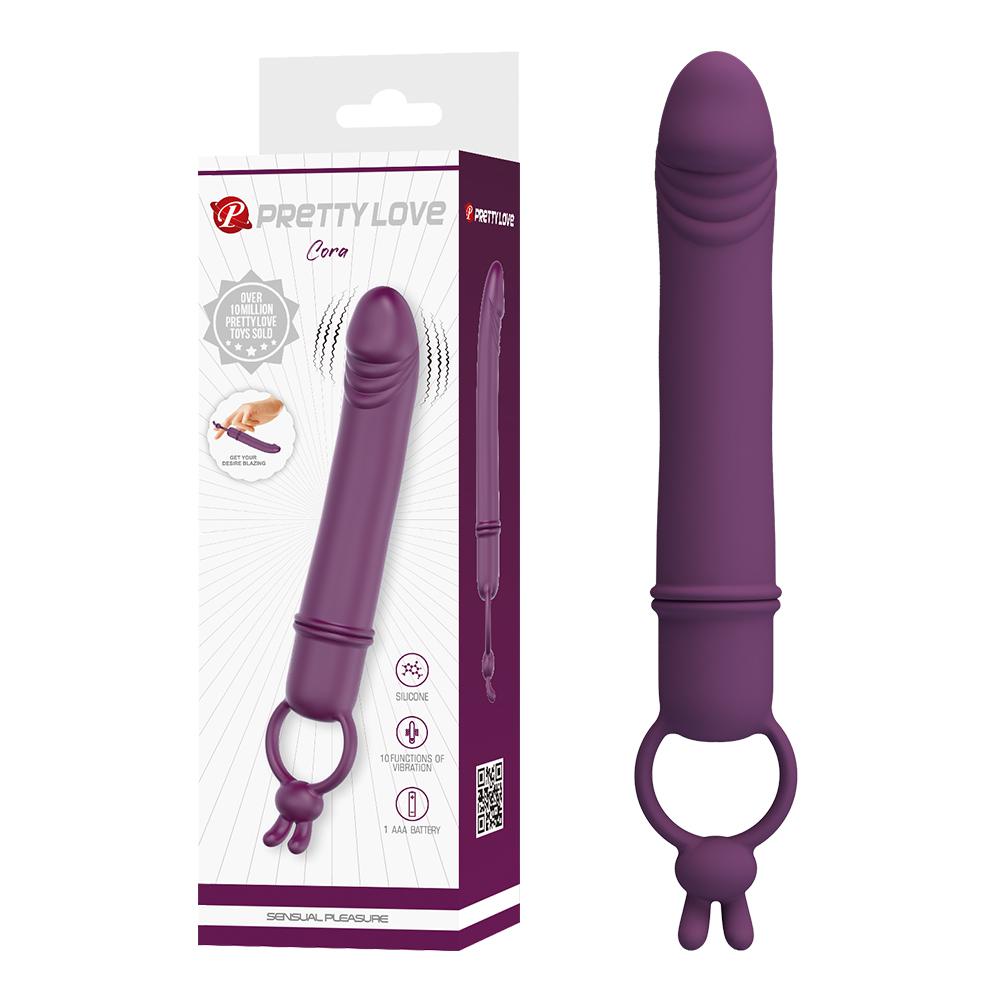 今夜情趣-科拉老二頭柔觸10頻震動小棒