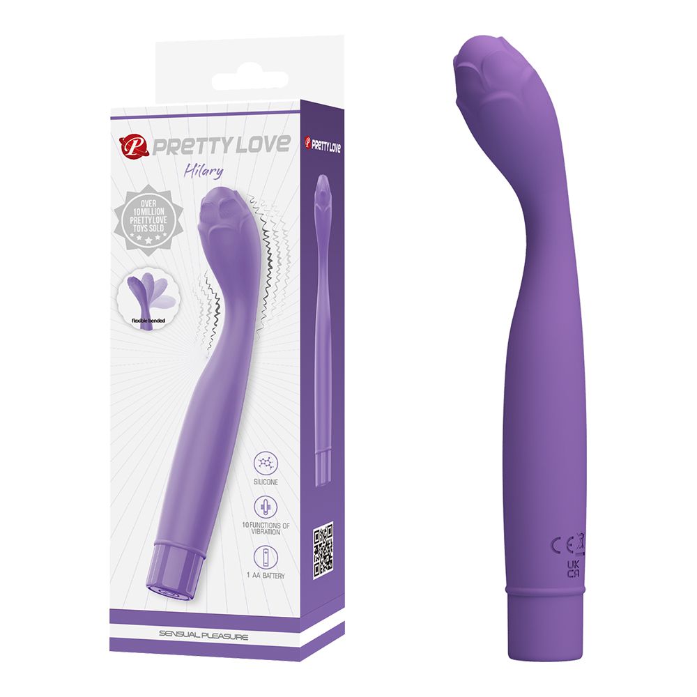 今夜情趣-希拉里花苞10頻可彎折震動棒