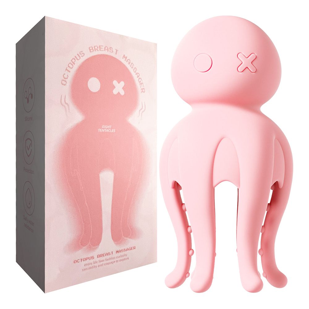 今夜情趣-章魚乳房酥麻10頻震動器