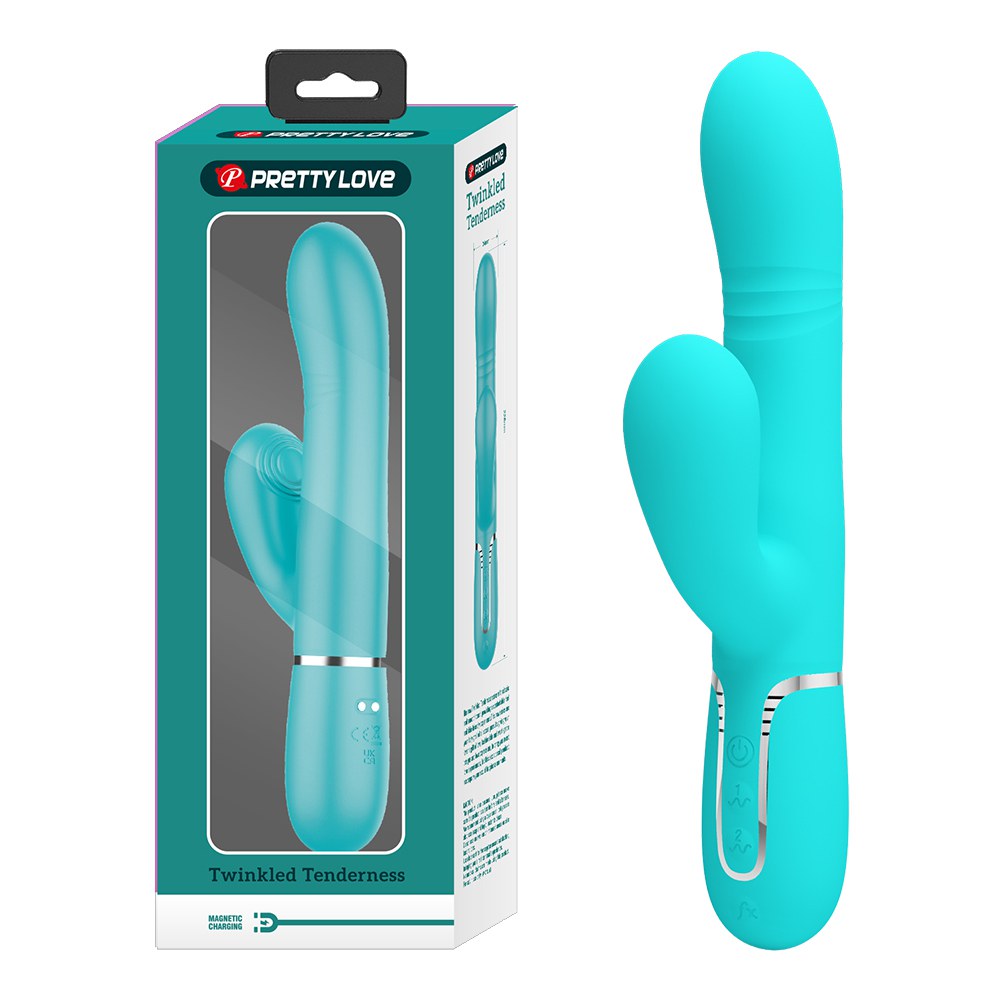 今夜情趣-馬維亞那7x4頻鼓動滾珠震棒-綠