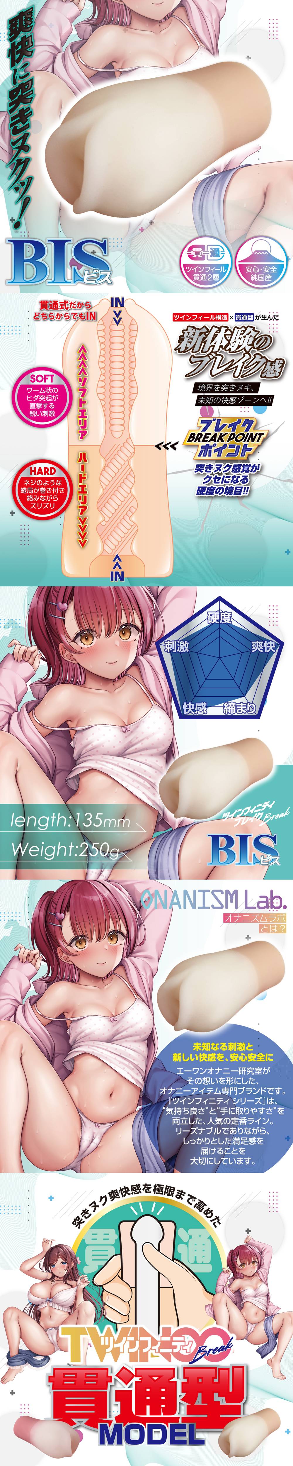 今夜情趣-TWIN∞貫通未知感自慰器-BIS