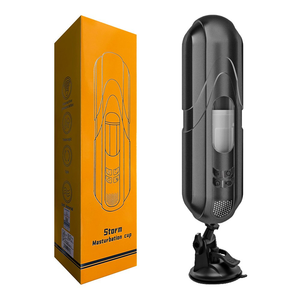 今夜情趣-暴風6x6頻旋轉伸縮叫聲吸盤杯