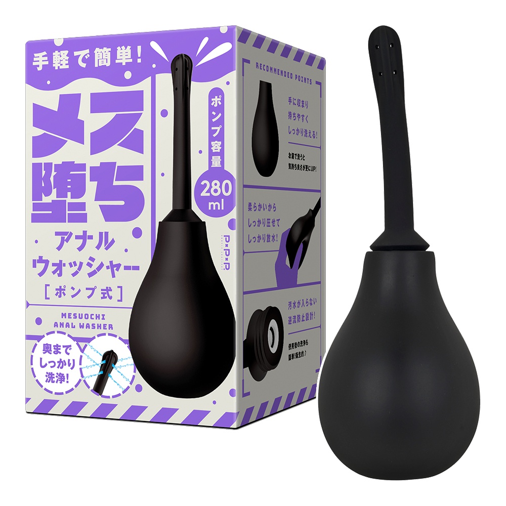 今夜情趣-雌墜幫浦式後庭清洗器_280ml