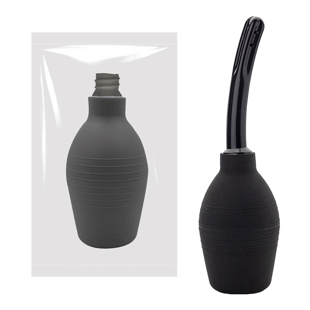 今夜情趣-球型後庭清洗器(黑)大-310ml