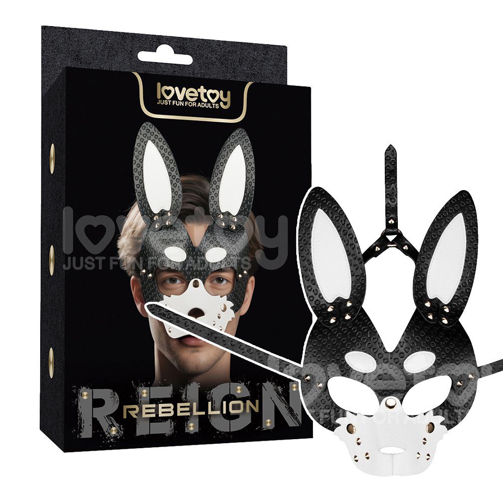 今夜情趣-Rebellion Reign兔子面具-黑白
