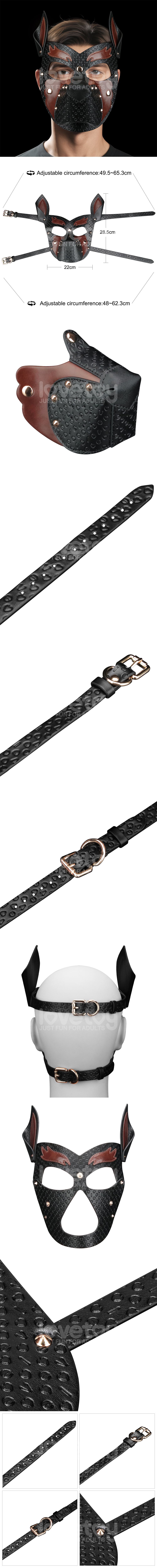 今夜情趣-Rebellion Reign小狗面具-黑咖