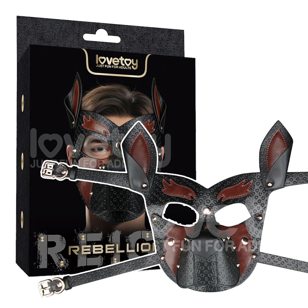 今夜情趣-Rebellion Reign小狗面具-黑咖
