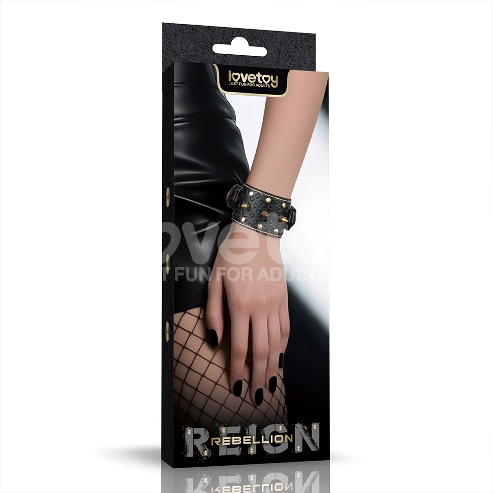 今夜情趣-Rebellion Reign復古鉚釘手銬