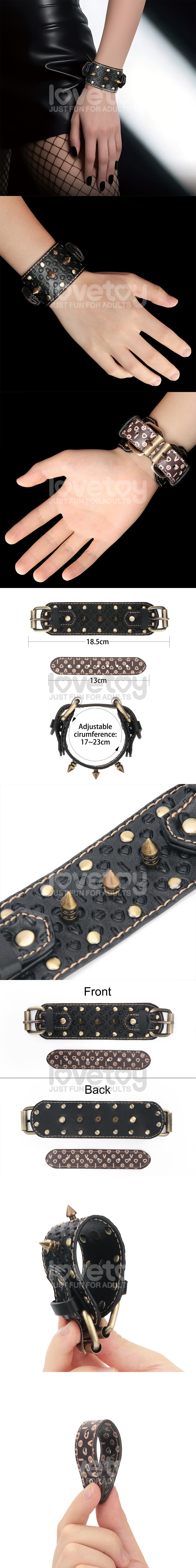 今夜情趣-Rebellion Reign復古鉚釘手銬