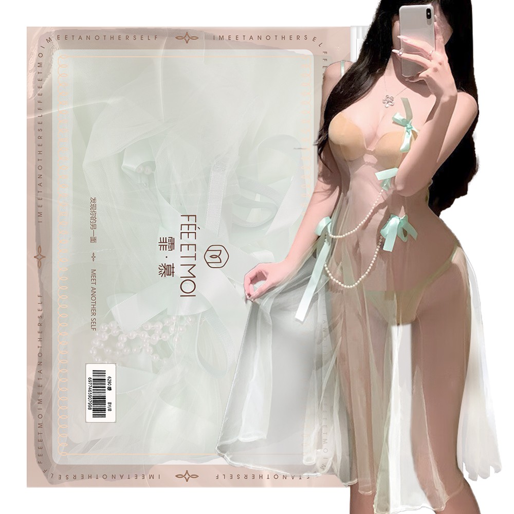 今夜情趣-塞納河仙子透明紗裙-6290