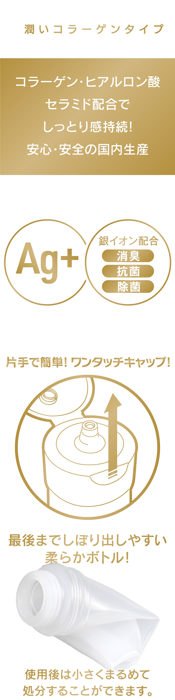 今夜情趣-Ag+卓越保濕潤滑液360ml(金)