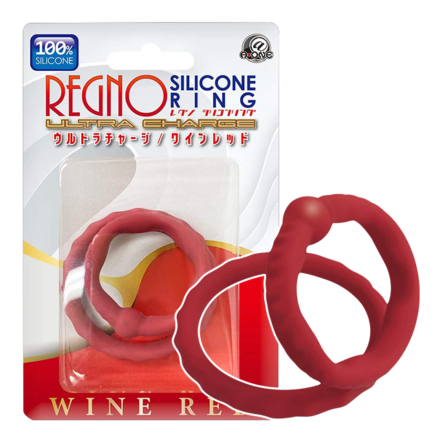 今夜情趣-Regno快感爆発矽膠環WINE(紅)
