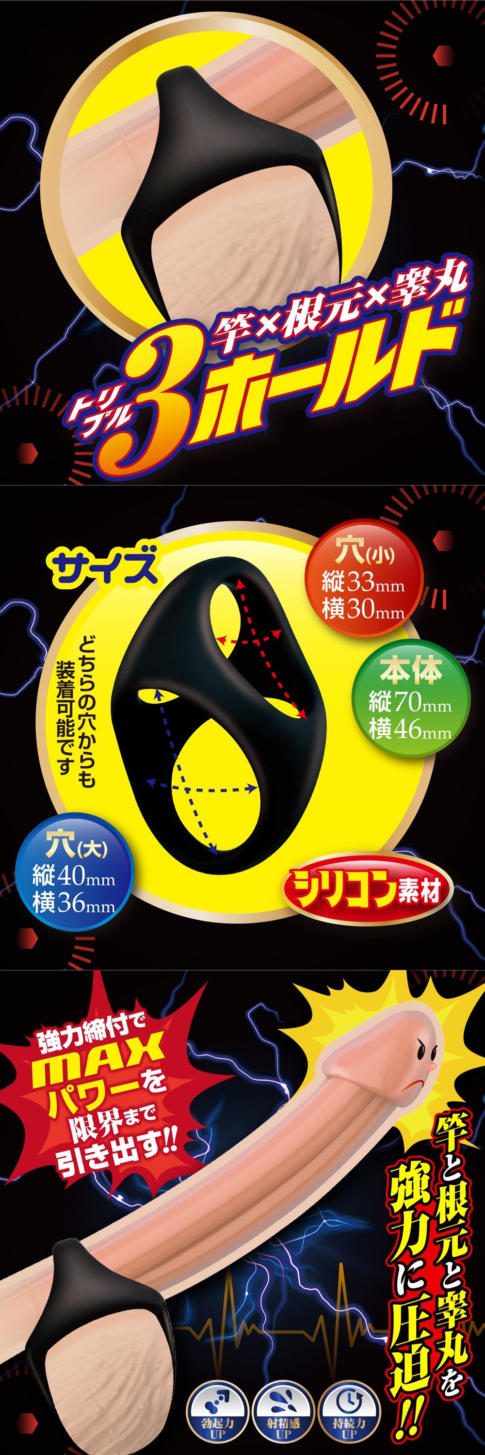 今夜情趣-TACHI MAX目覺3點壓迫套環