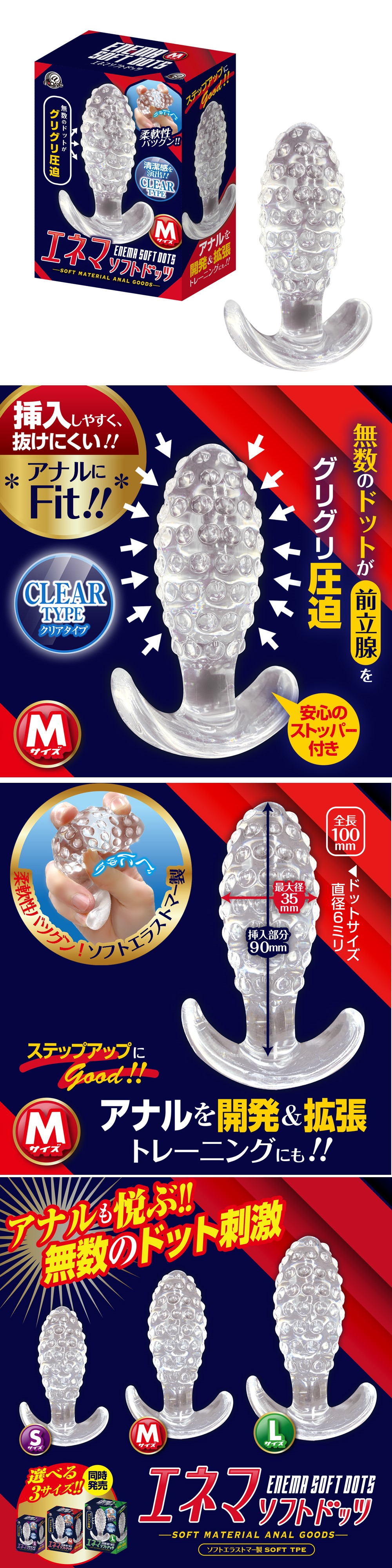 今夜情趣-ENEMA凸點壓迫前列後庭塞-M