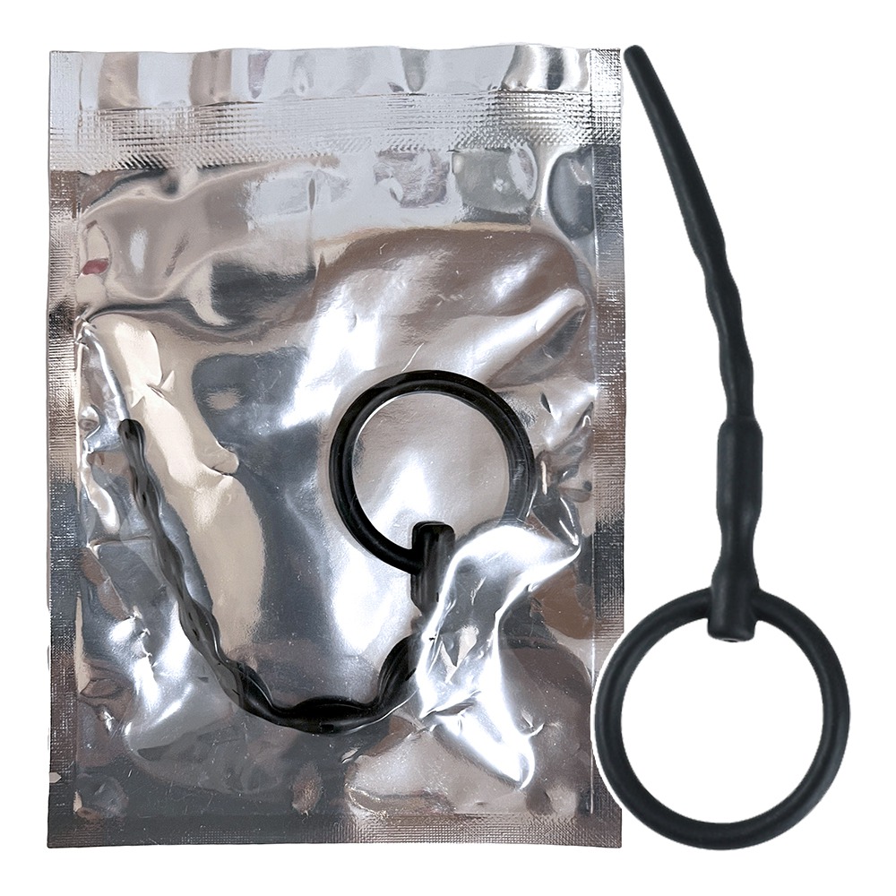 今夜情趣-謎姬矽膠馬眼棒-拉環款