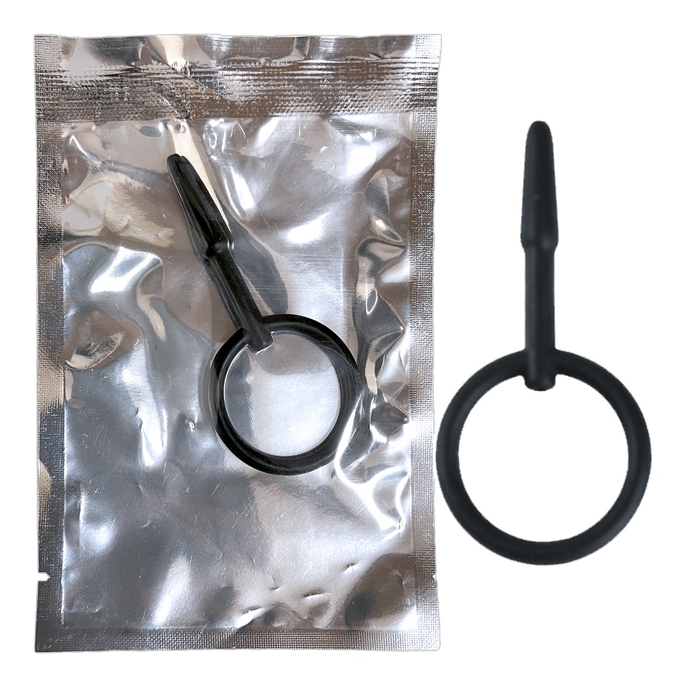 今夜情趣-謎姬矽膠馬眼棒-中空短款