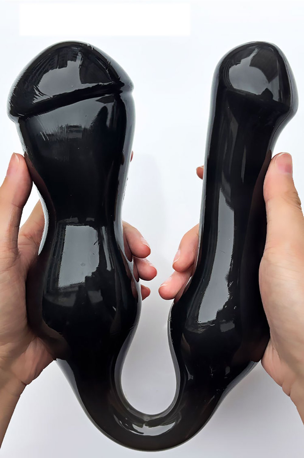 今夜情趣-MAX極樂雙頭超大肛塞-透明黑