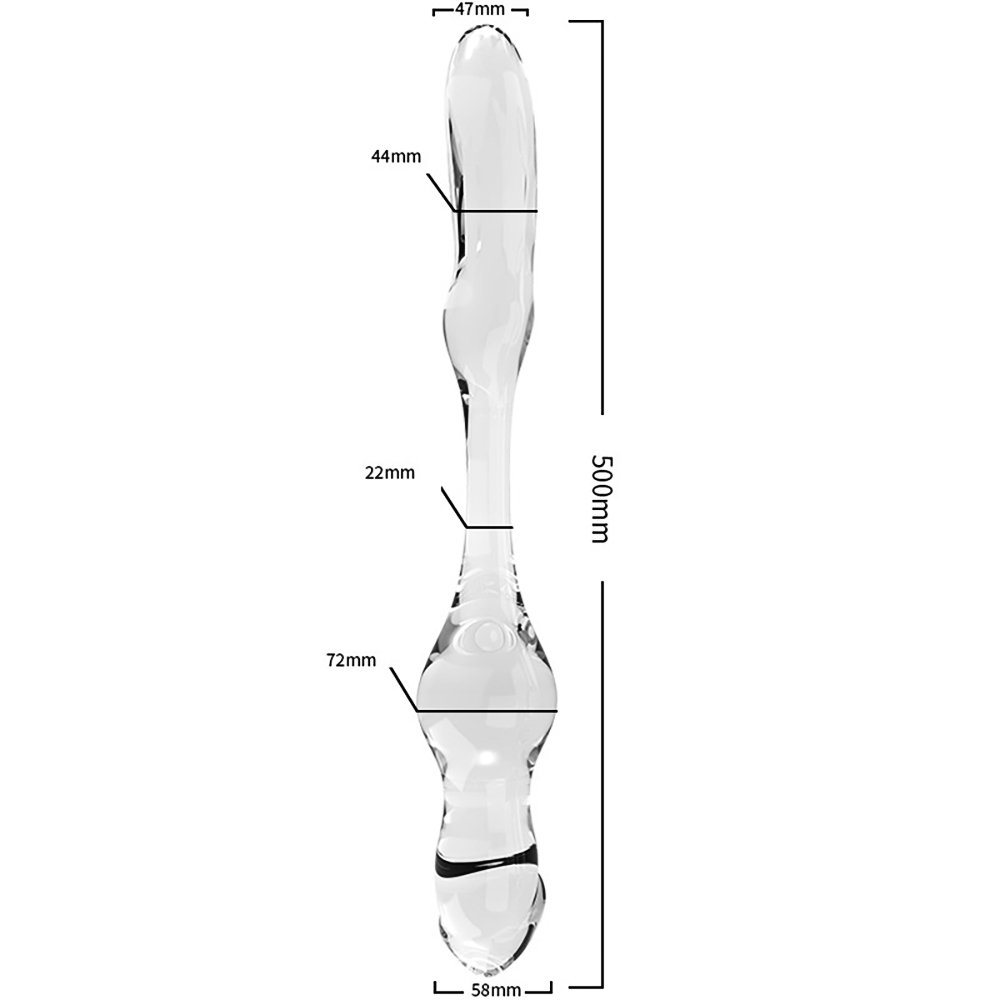 今夜情趣-MAX極趣雙頭超大肛塞-透明
