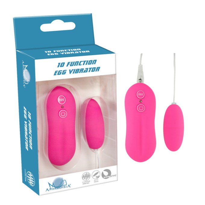 今夜情趣-阿芙拉10段變頻超震強跳蛋-粉