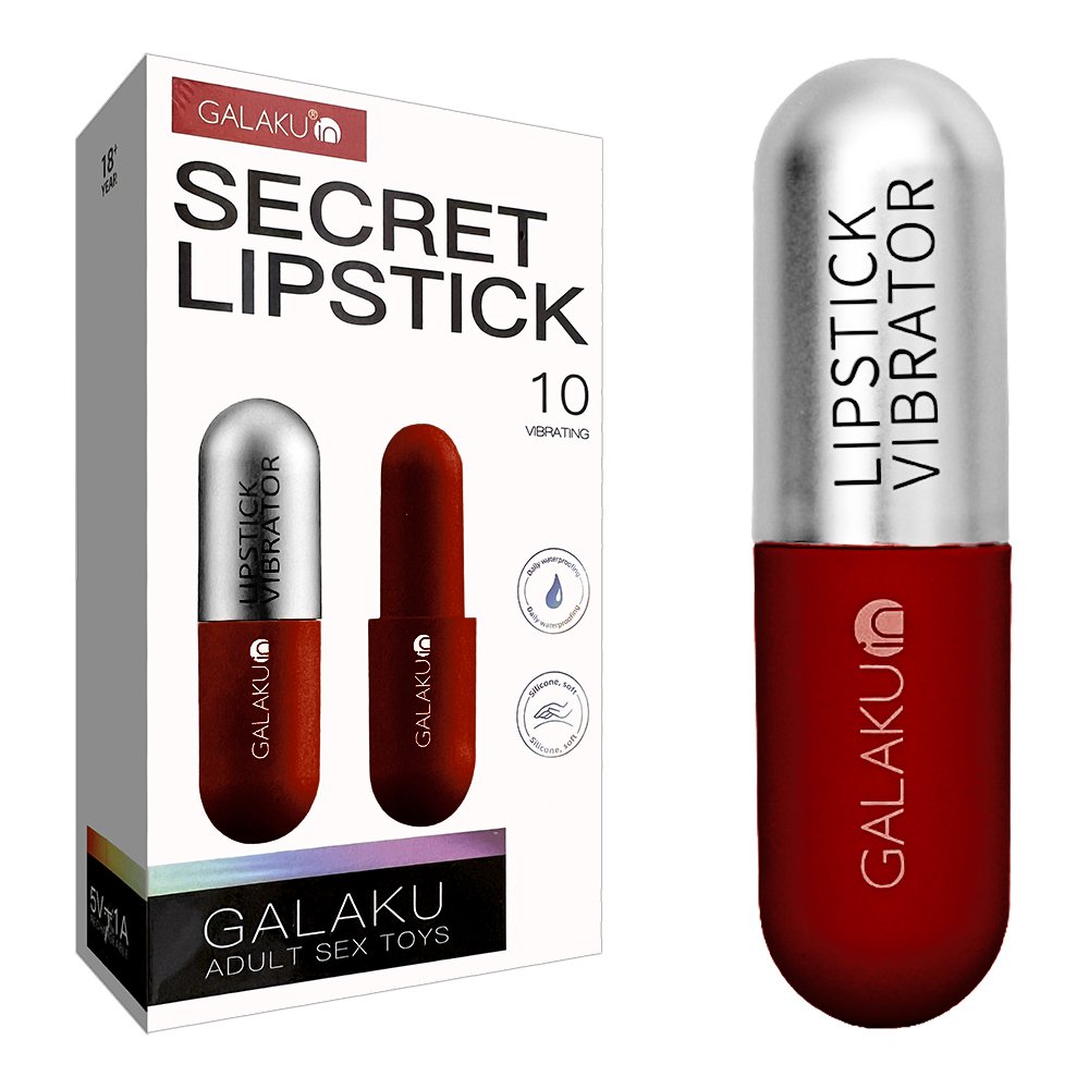今夜情趣-▲Galaku膠囊口紅20頻跳蛋-紅