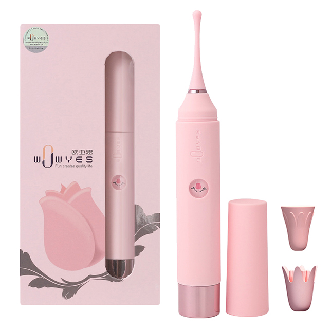 今夜情趣-VX阿瑪尼10頻簡約潮吹震筆-粉