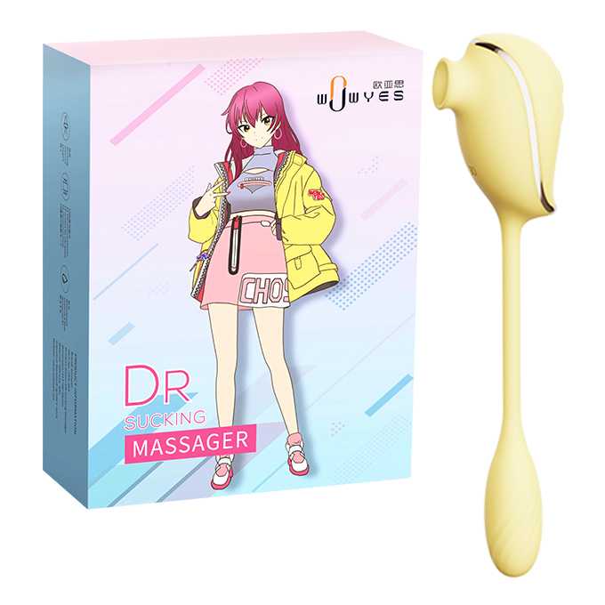 歐亞思 - DR自由鳥5x10吸吮震動跳蛋-黃 (單入)