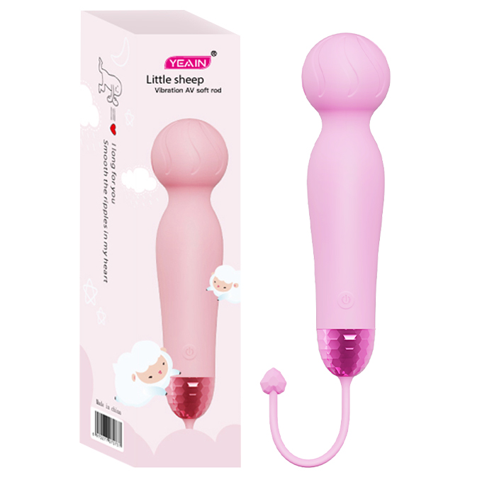 YEAIN - 小綿羊10頻脈衝AV震動按摩棒-粉 (單入)-1入