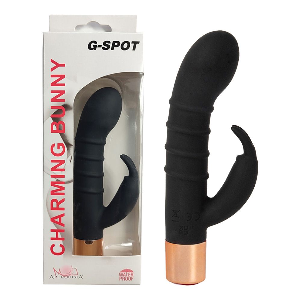 今夜情趣-魅力兔7頻DICK震動棒-螺紋型