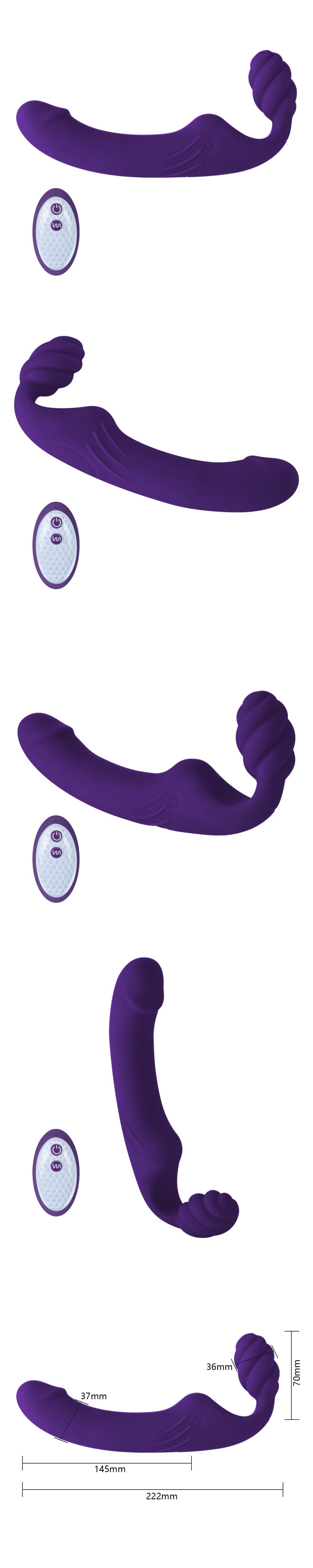 今夜情趣-雙騎士II代10頻3馬達遙控震動