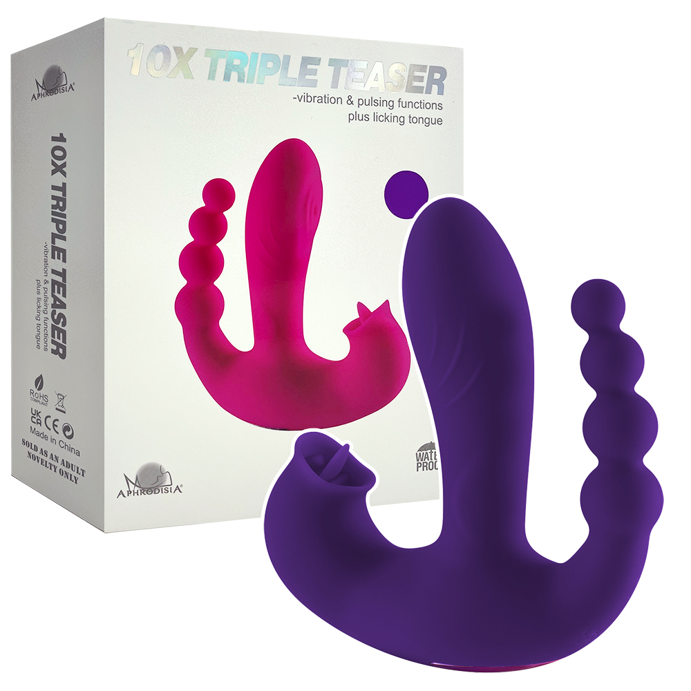 今夜情趣-舌舔拍打10頻雙馬達雙震動