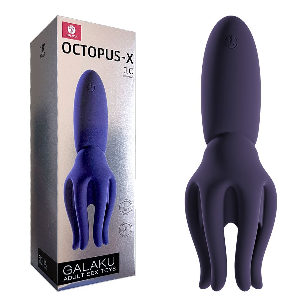 今夜情趣-八爪魚10頻龜頭訓練震動器