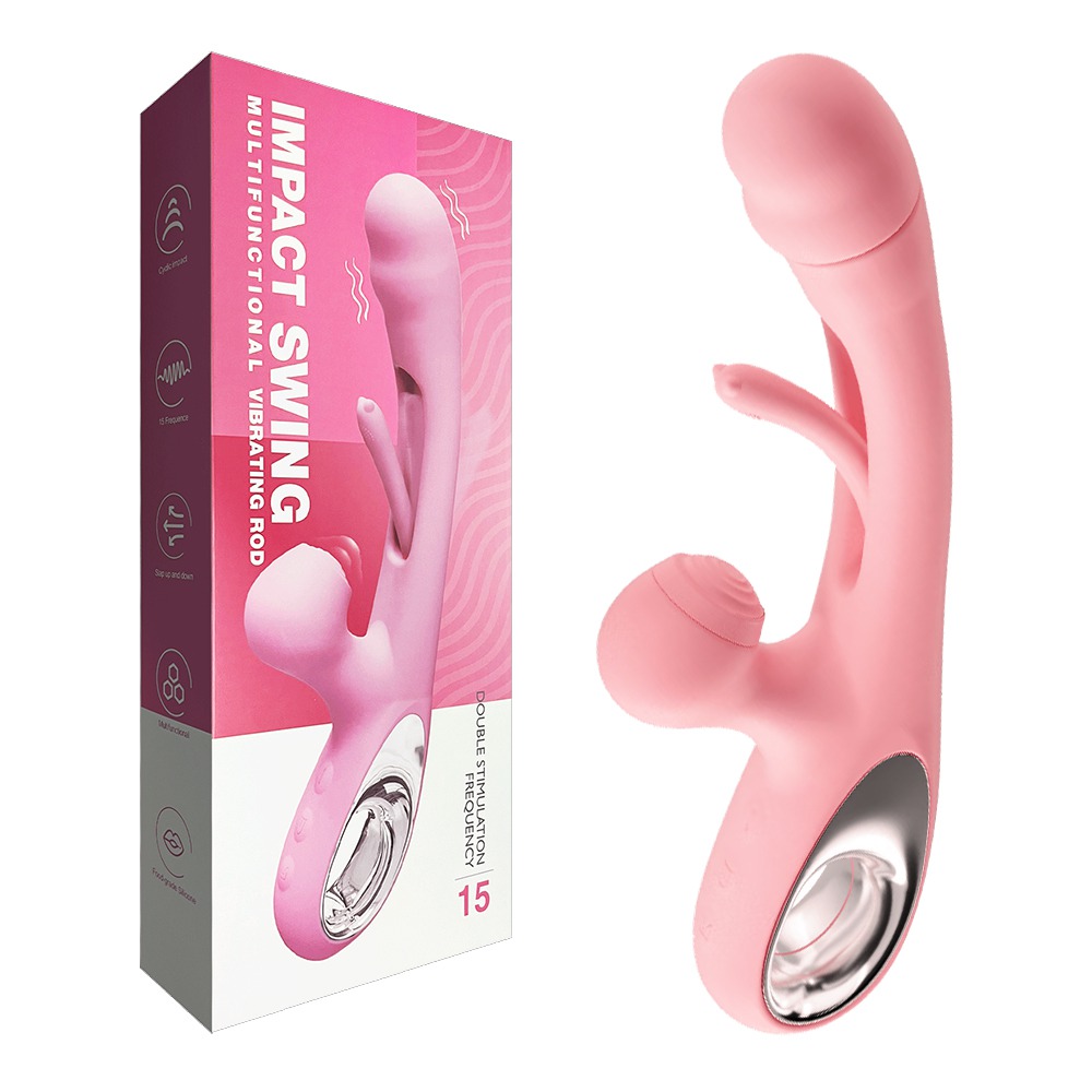 今夜情趣-搖擺浪舌15x15頻震動棒-拍打款