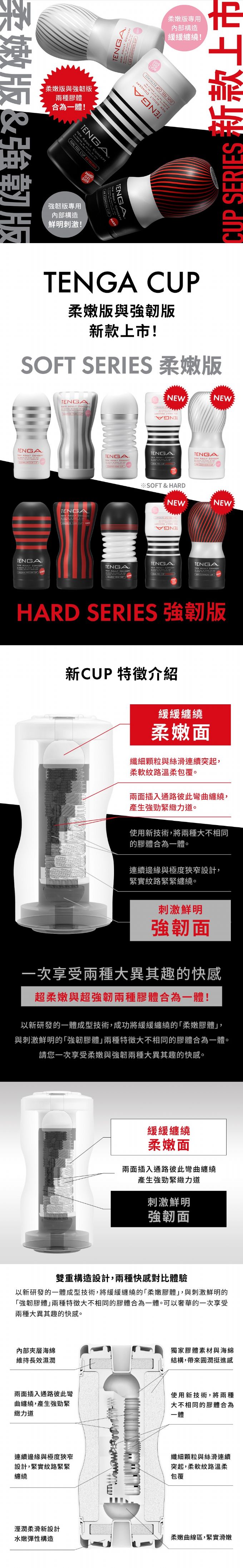今夜情趣-TENGA CUP柔韌雙重杯TOC-204SH