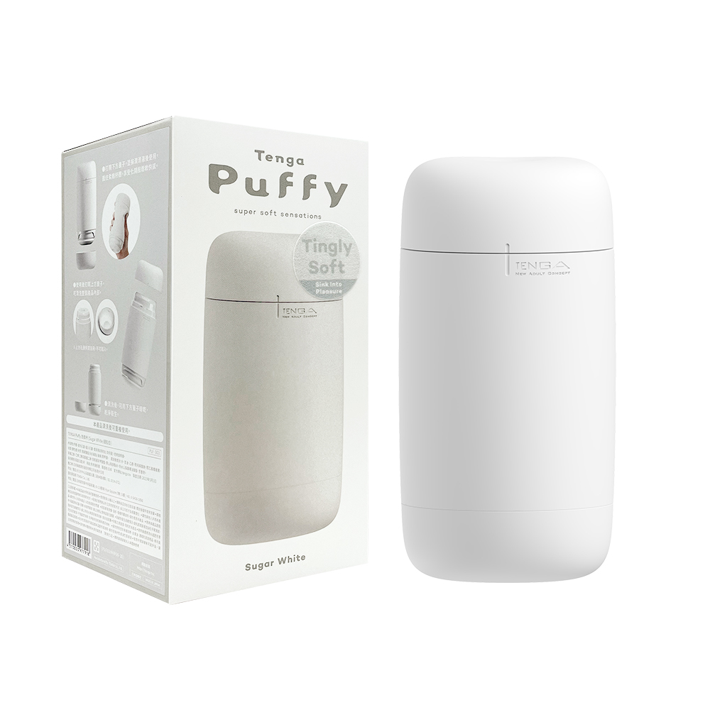 今夜情趣-TENGA Puffy悠柔杯PUF-003_白