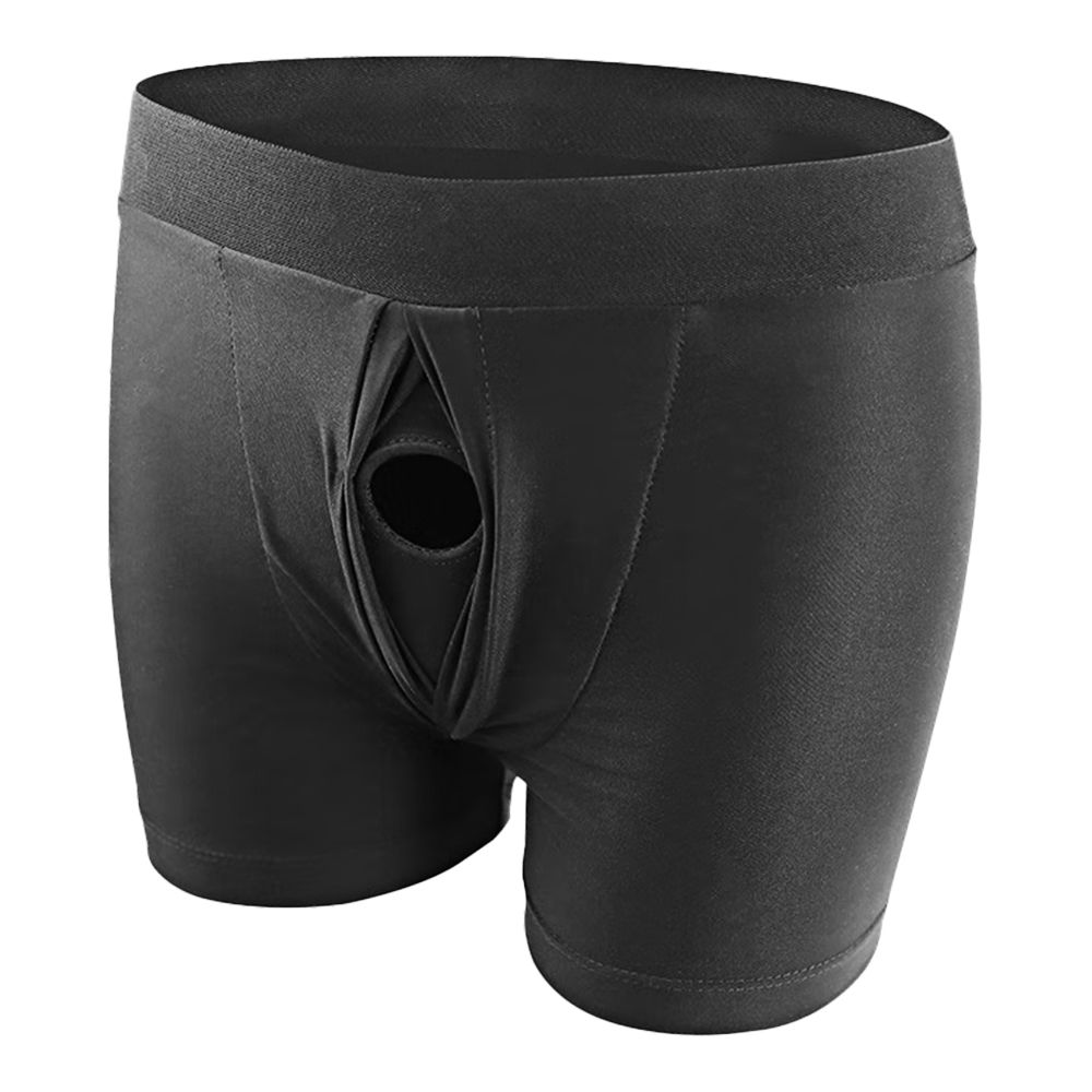 今夜情趣-les女同志彈力四角穿戴情趣褲