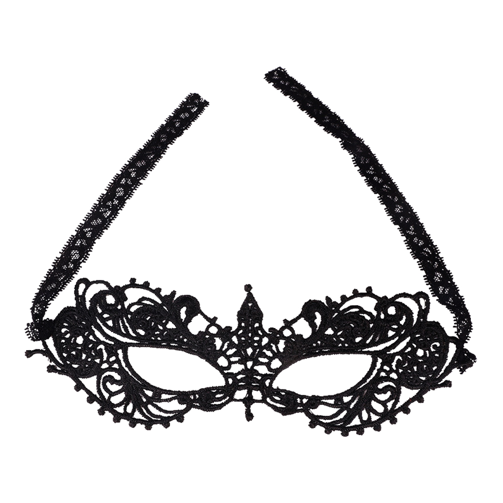 今夜情趣-小鳥伊人蕾絲黑色眼罩7682